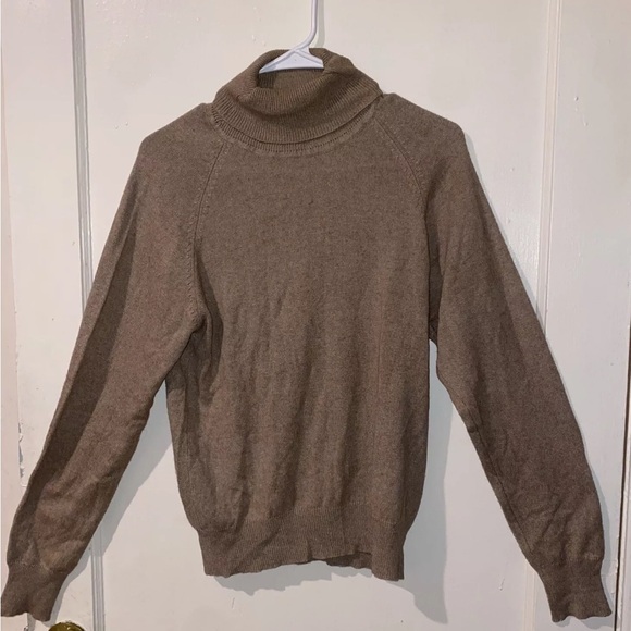 WinterSilks Unisex Turtleneck Silk & Cashmere Knit Long Sleeve Medium Vintage 90 - Picture 1 of 6